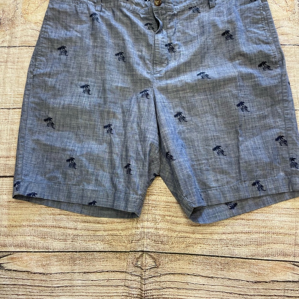 😍Chaps Blue Palm Tree Beach Patterned Men's Shorts size 42